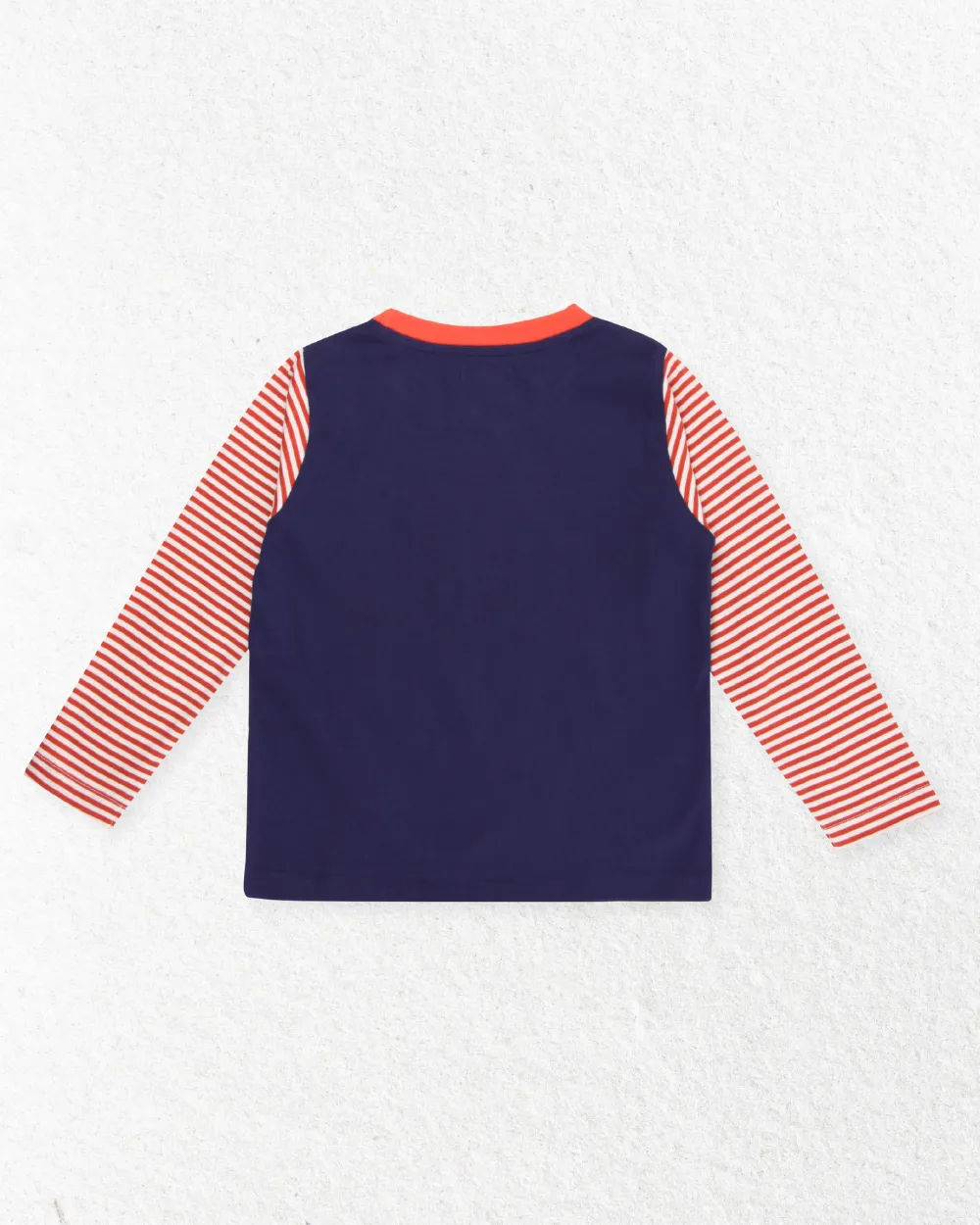 Navy Spider Applique Top