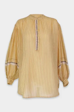 Nejma Blouse in Wheat
