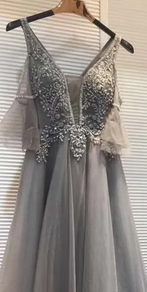New Formal Dresses Women Elegant Banquet Sweet Pink Lace Appliques Beading Formal Evening Gowns Vestido De Noche