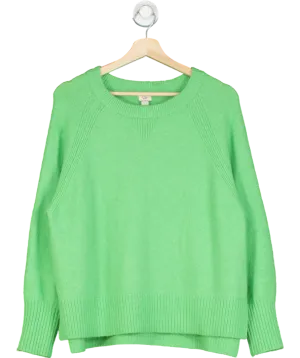 New Look In Other Words Green Sweater UK M