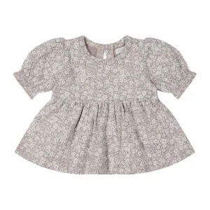 Organic Cotton Camille Top - Greta Floral Bark