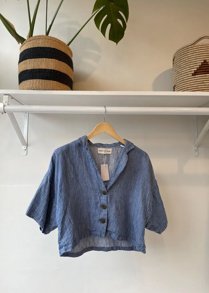 Organic Linen Satsuki Top (Retail $235)