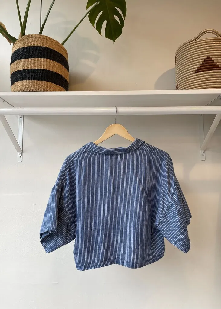 Organic Linen Satsuki Top (Retail $235)