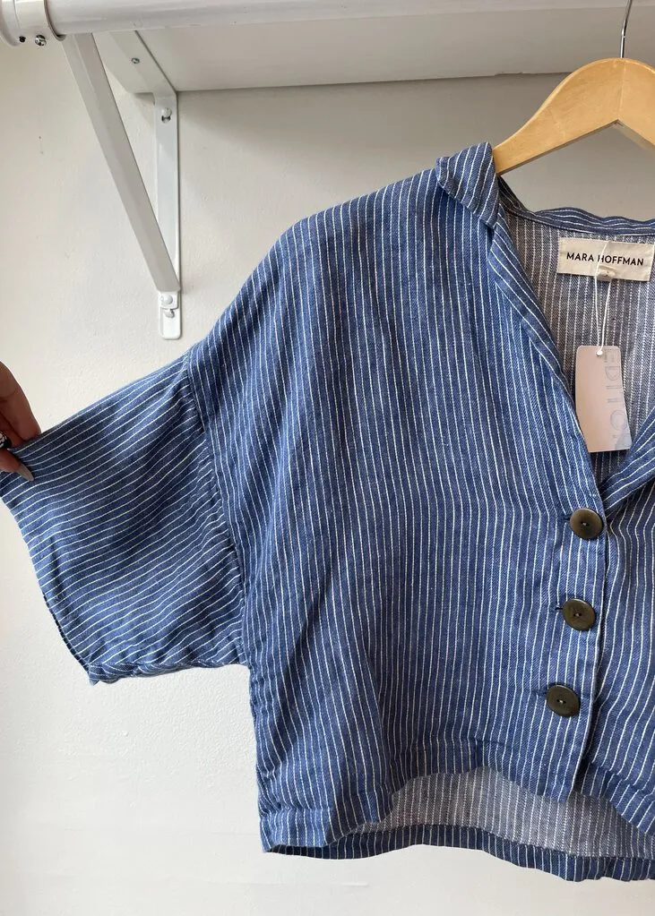Organic Linen Satsuki Top (Retail $235)