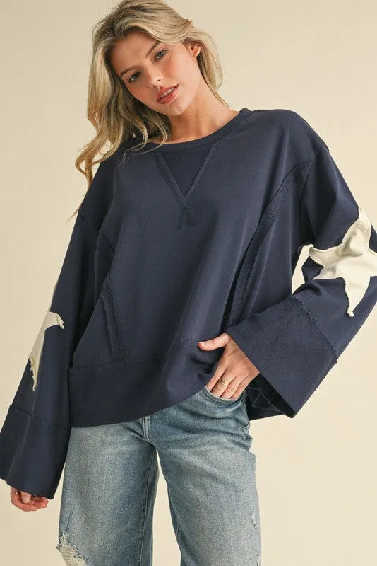 Patched Star Top