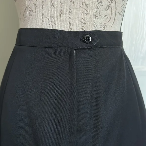 Patriots by Weintraub Bros. Black A-Line Uniform Skirt