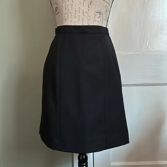 Patriots by Weintraub Bros. Black A-Line Uniform Skirt
