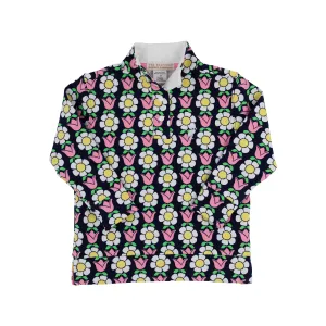 Pendleton's Popped Collar - Fairhope Flowers with Worth Avenue White