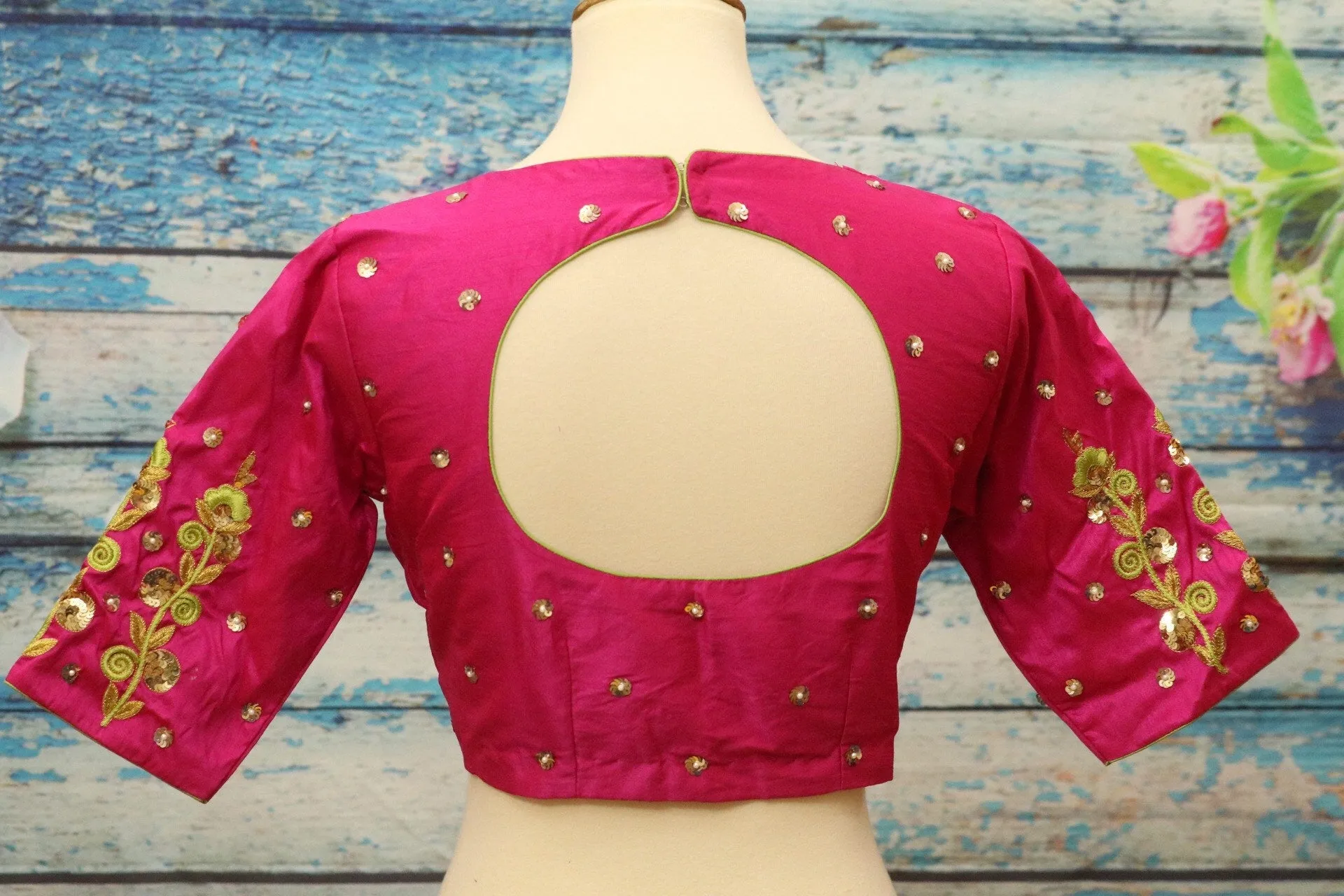 Pink saree blouse | kids Lehenga blouse|Saree stitched Blouse | work blouse | Silk saree Blouse  |brocade blouse|handloom Saree blouse