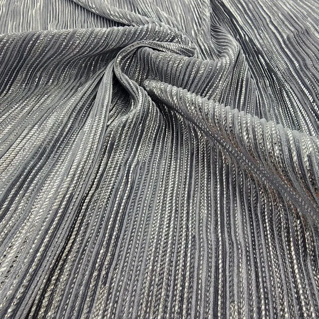 Pleated Foil Opal Fabric 150 cm