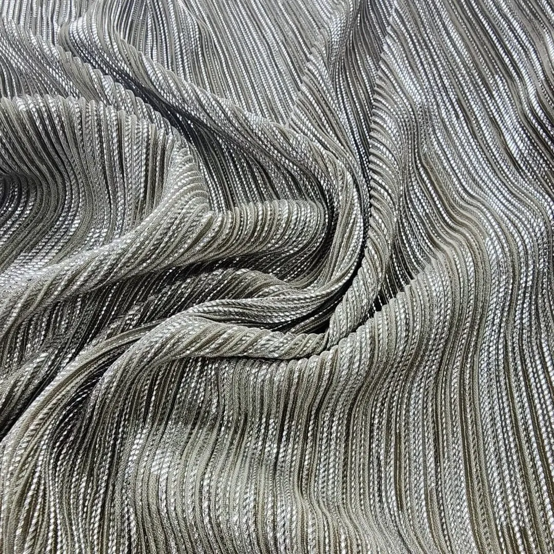 Pleated Foil Opal Fabric 150 cm
