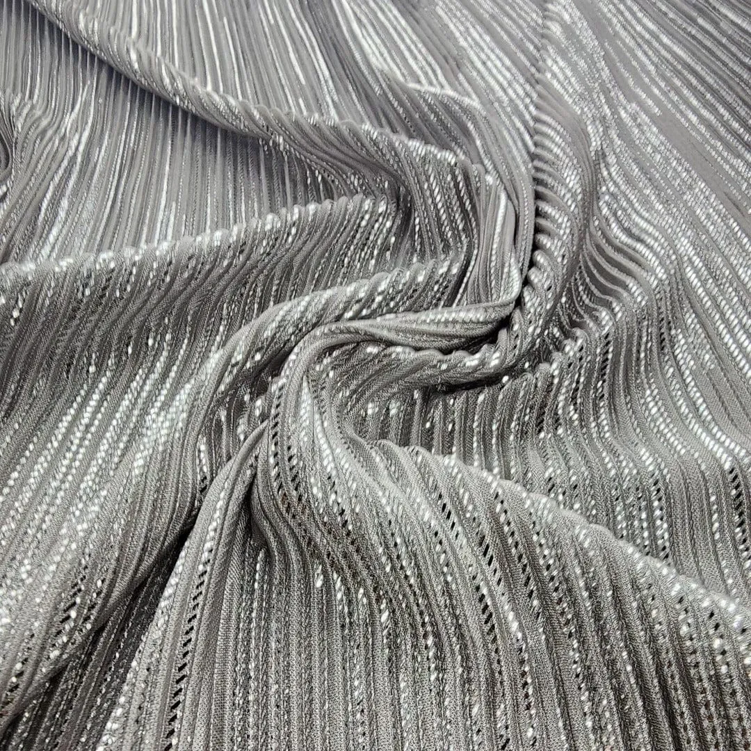 Pleated Foil Opal Fabric 150 cm