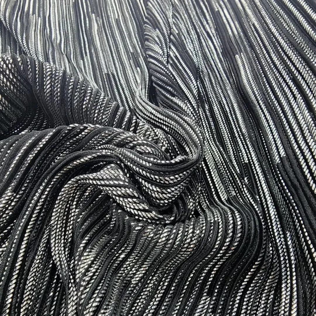 Pleated Foil Opal Fabric 150 cm