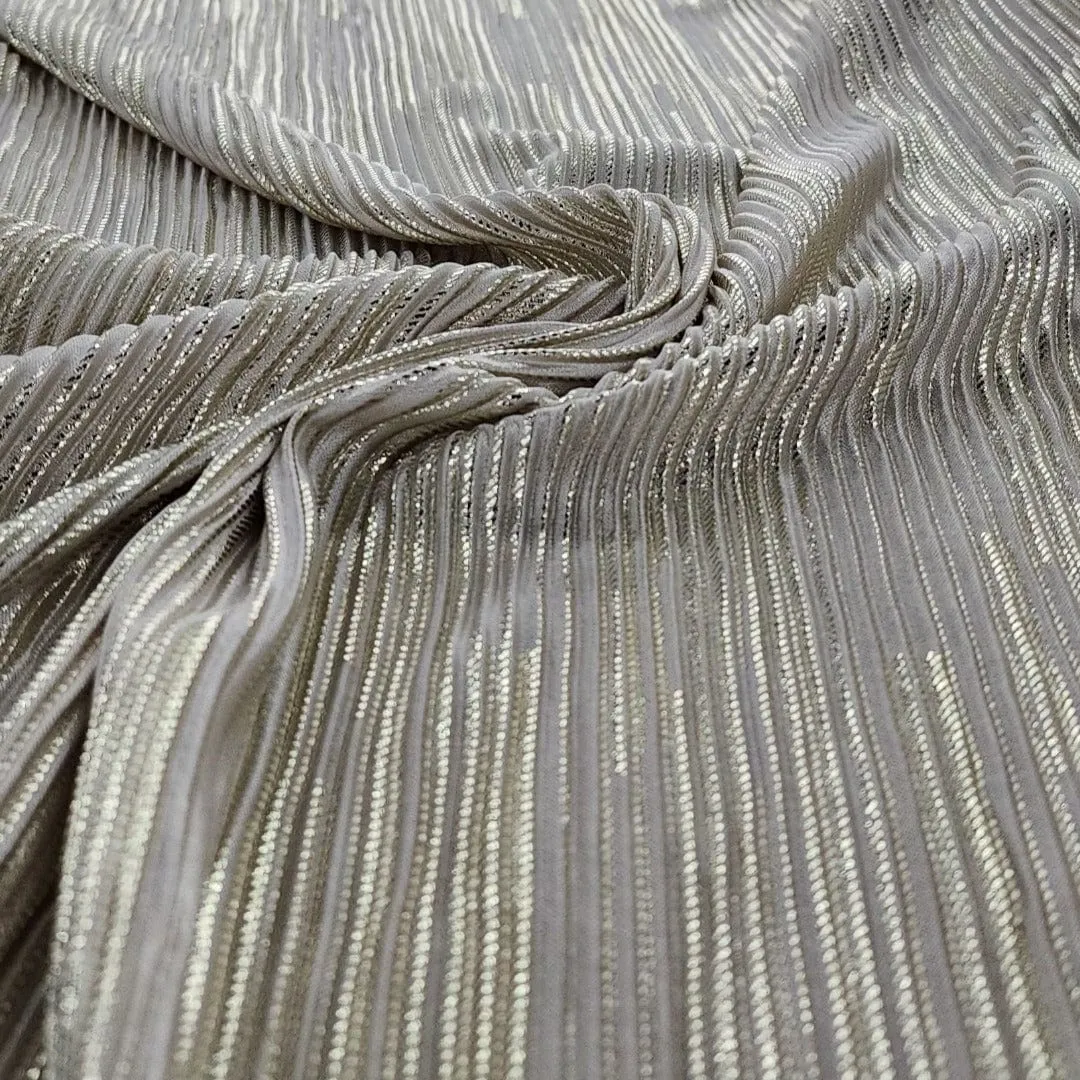 Pleated Foil Opal Fabric 150 cm