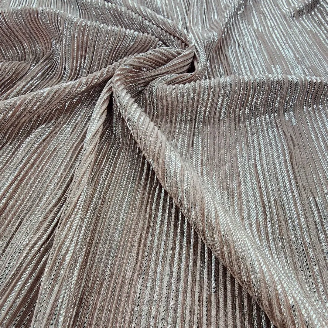 Pleated Foil Opal Fabric 150 cm