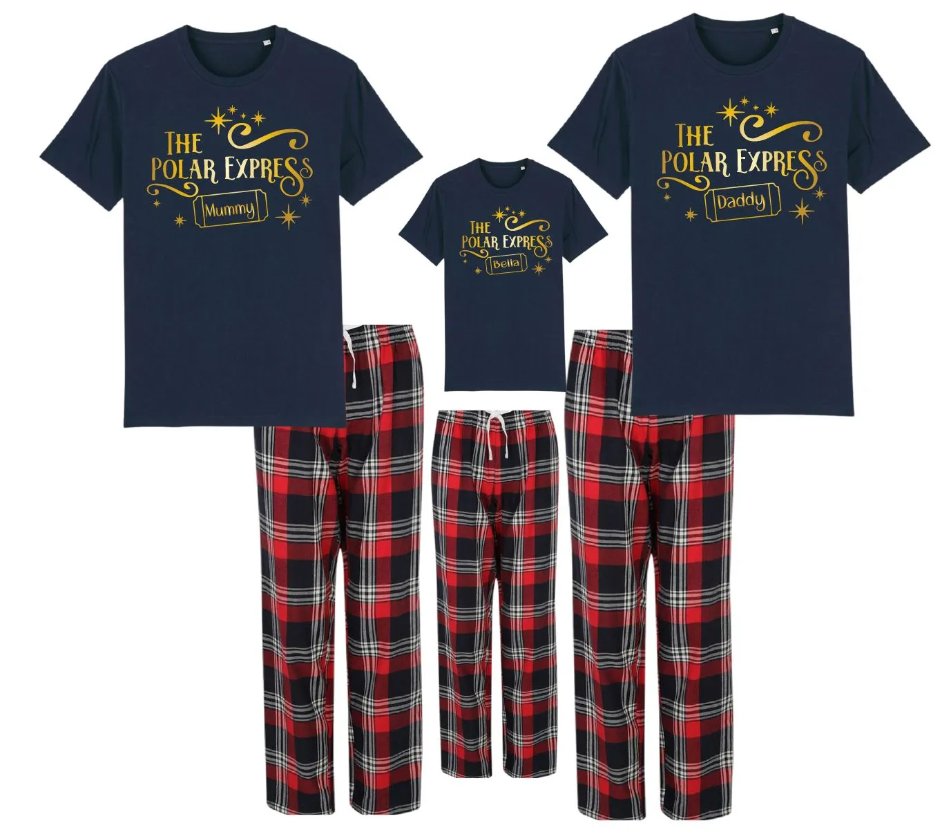 Polar Express Personalised Christmas Pyjamas