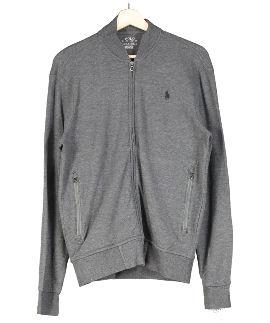 Polo Ralph Lauren Grey Full Zip Sweatshirt UK S