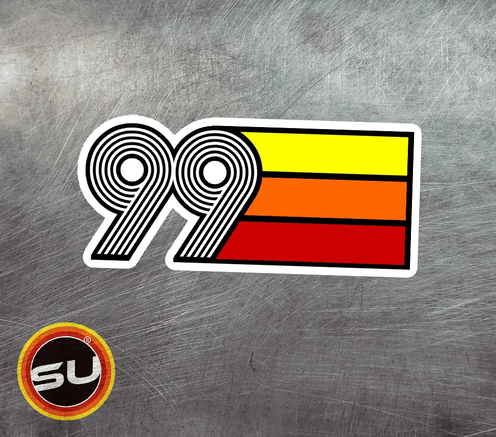 Retro Tri-Line 99 Magnet