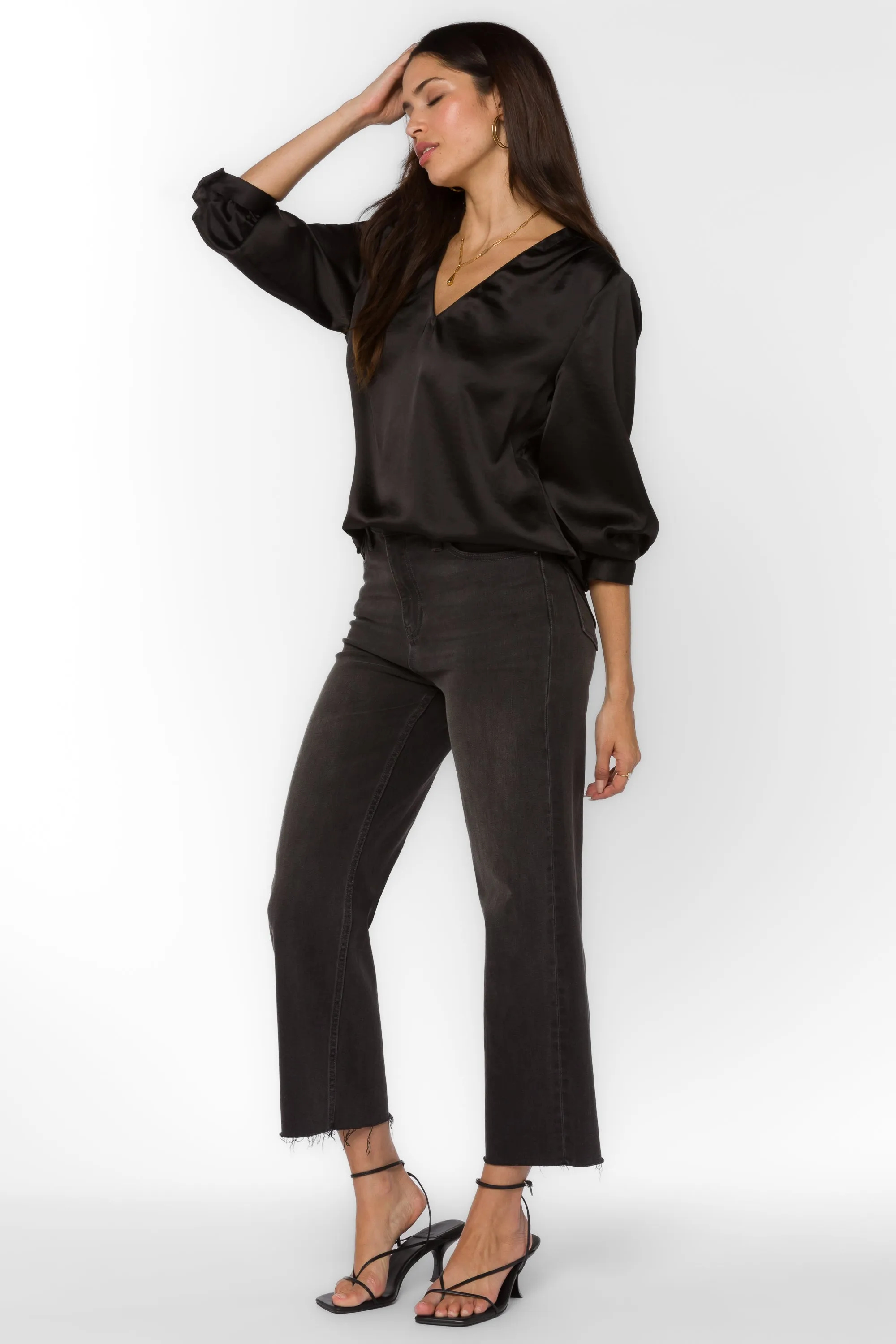Robyn Black Blouse