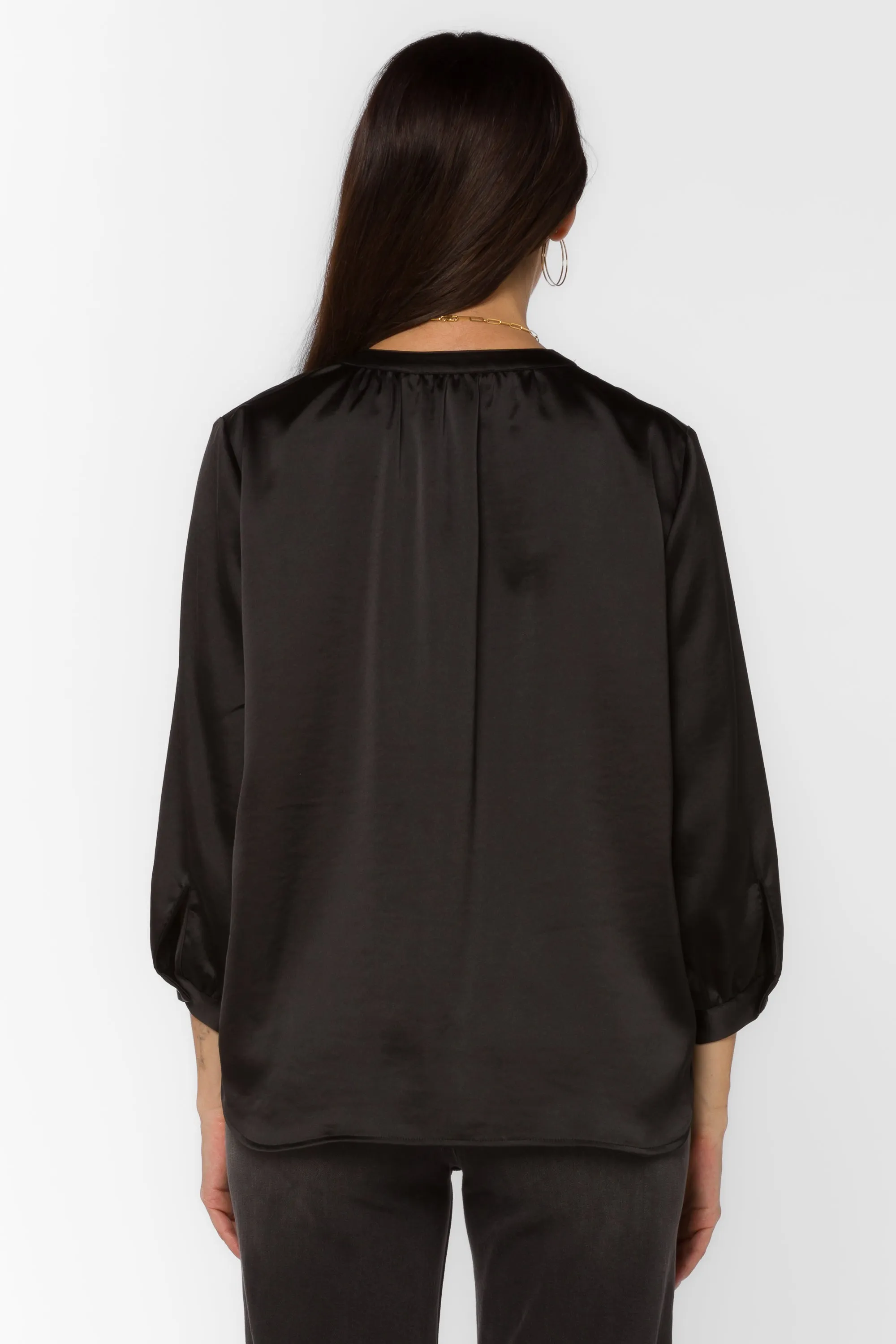 Robyn Black Blouse