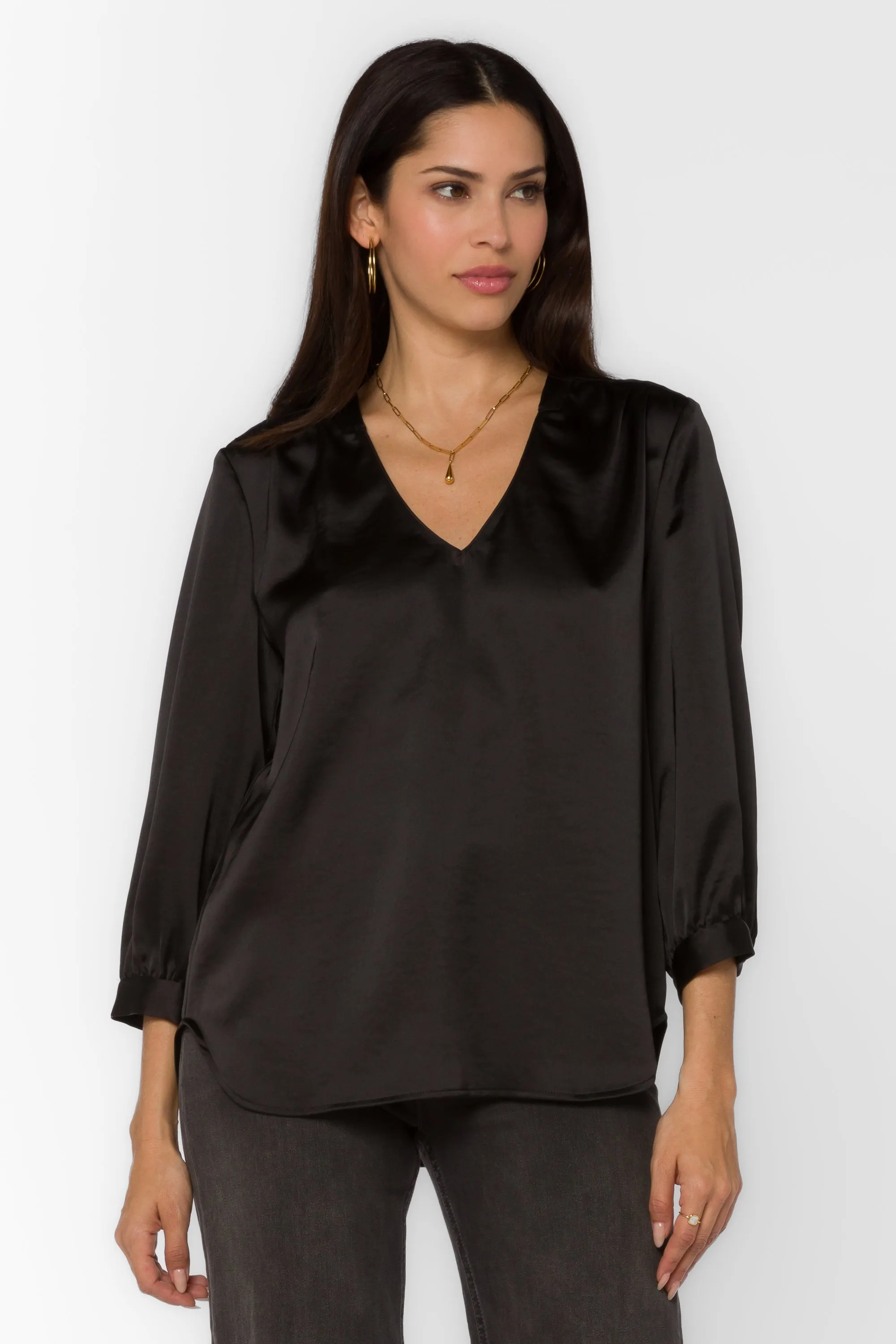 Robyn Black Blouse