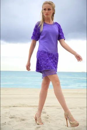 Rosetta Cocktail Dress  (Lavender) Style # 1110