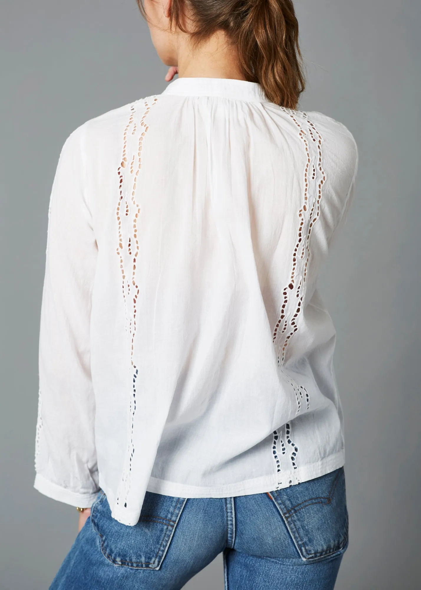 Rosie Top, White