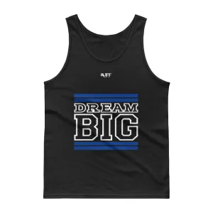 Royal Blue and White Dream Big Tank tops