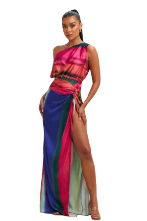 Saline High Slit Dress
