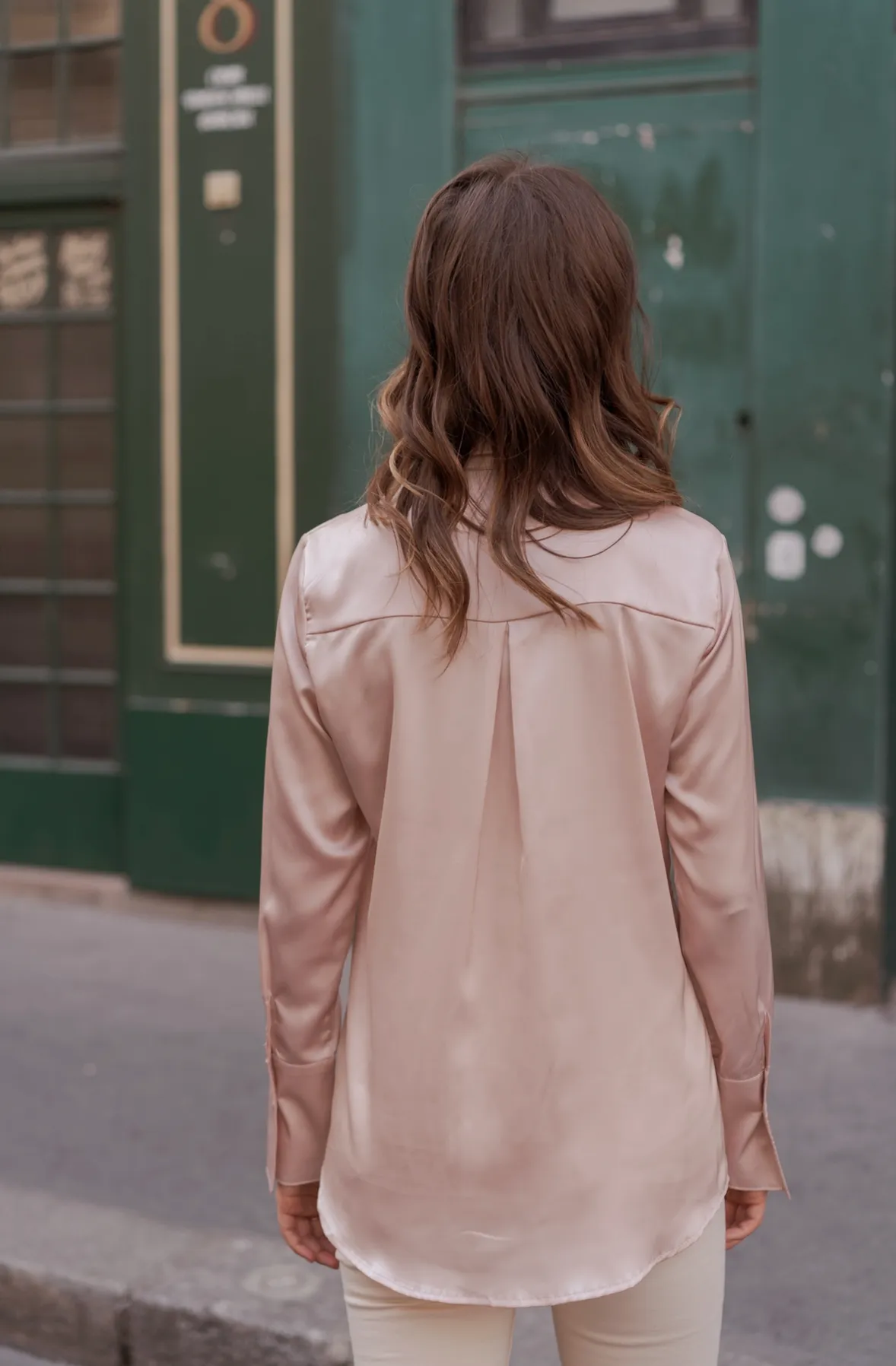 Satin Top - Pink
