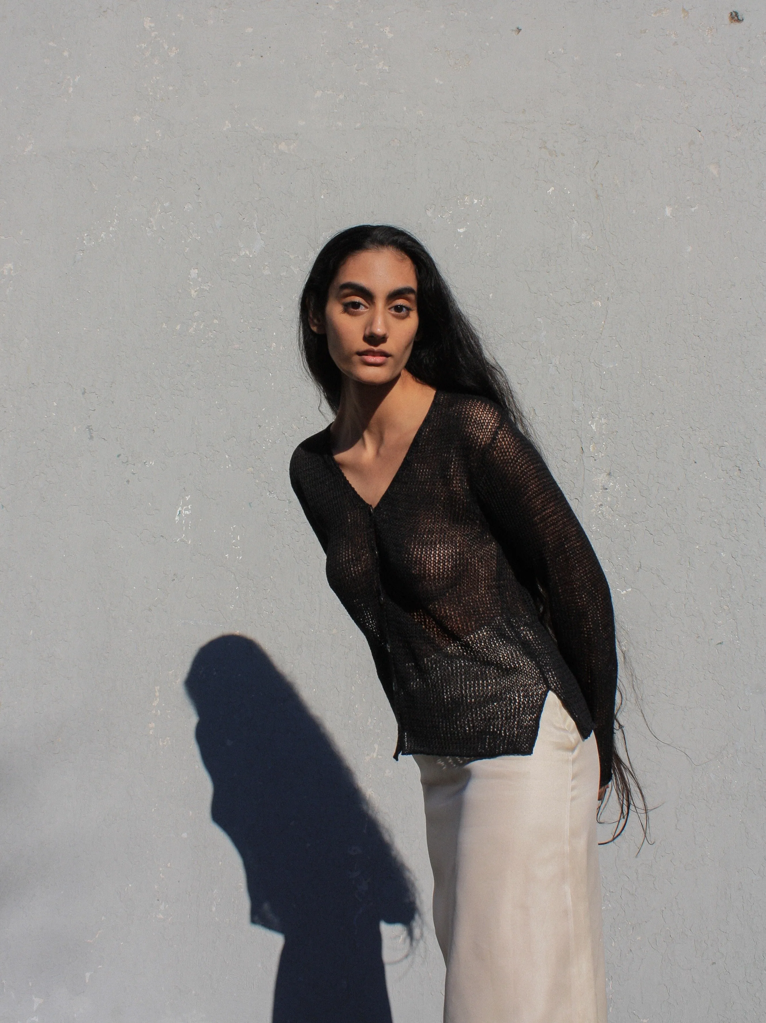Sheer Knit Cardigan