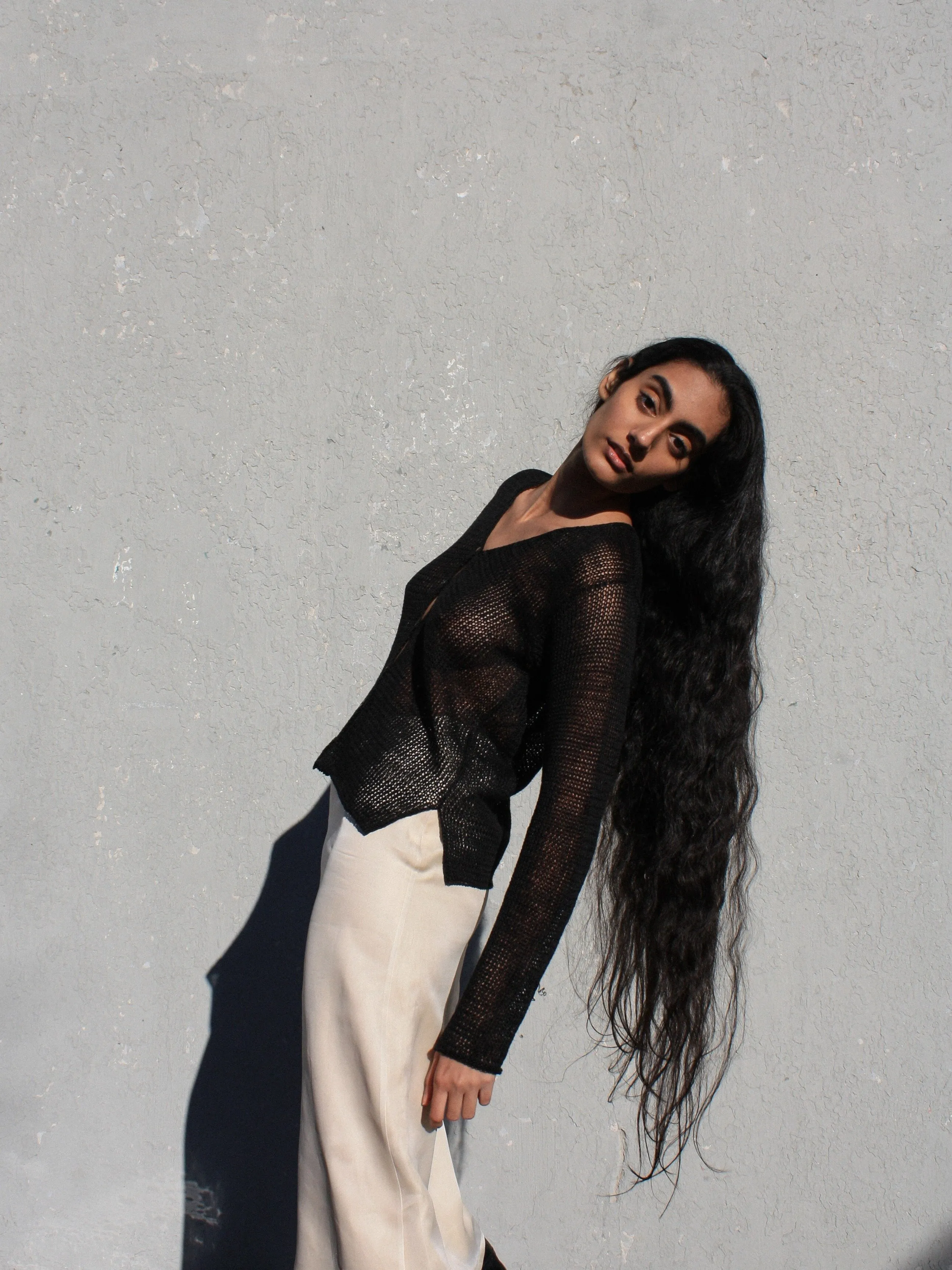 Sheer Knit Cardigan