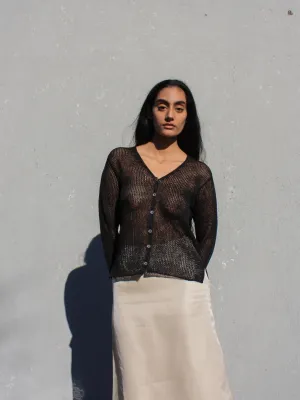 Sheer Knit Cardigan