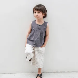 Sleeveless Cotton Top