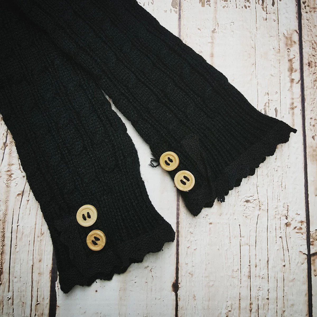 Solid Lace Trim Arm Wamer-6 Colors!