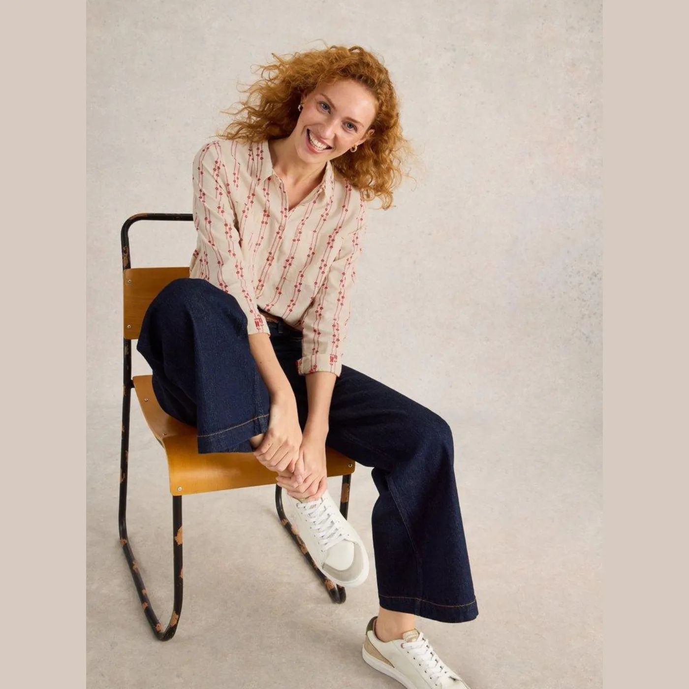 Sophie Pink  Cotton Shirt