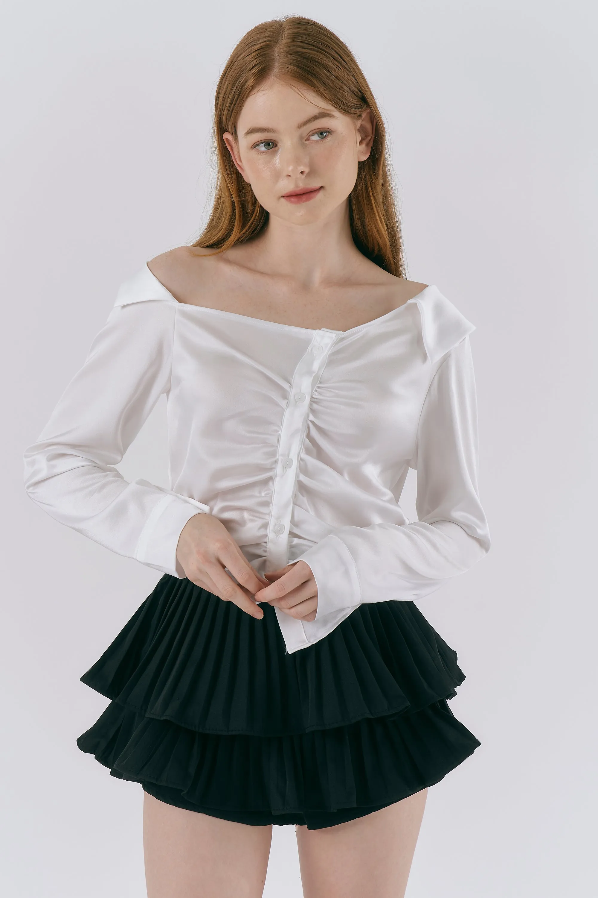 Sophie Satin Blouse