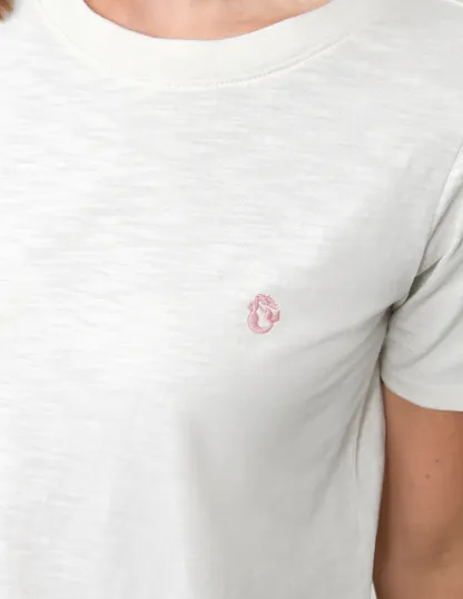 Spartina 449 Sea Breeze Slub Tee Pearl White - FINAL SALE