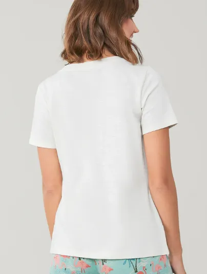 Spartina 449 Sea Breeze Slub Tee Pearl White - FINAL SALE