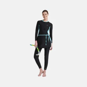 Speedo Endurance 10 Two Piece Women's Full Body Suit -Black/Marine Blue