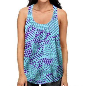 Squiggly Line Racerback
