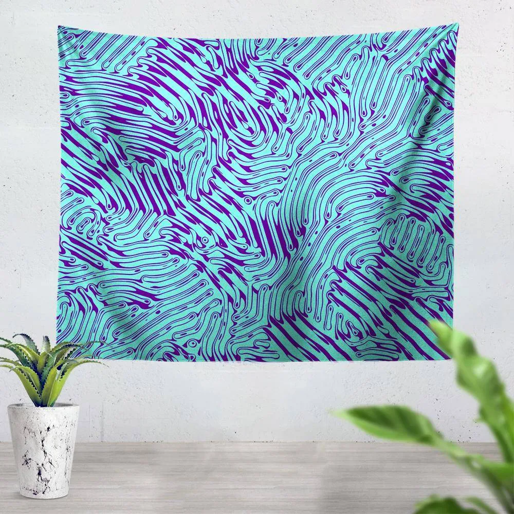 Squiggly Line Tapestry
