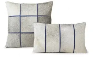 Stenciled Cowhide Oblong Pillow 12" x 20" - Auskin