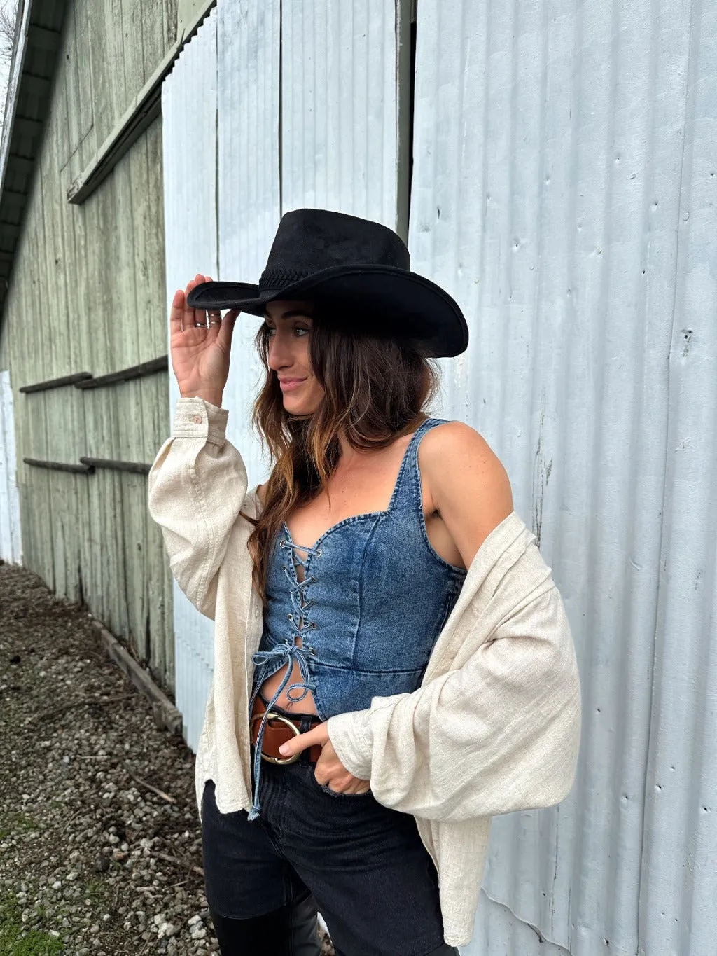Summer Linen Long Sleeve Button Up
