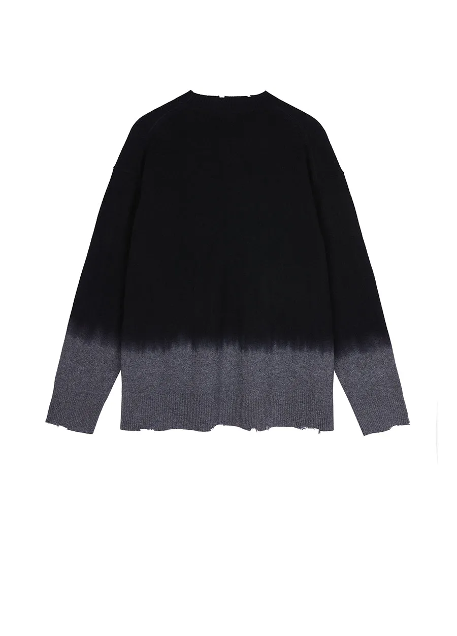 Sweater / JNBY Oversize Color Block Pullover Sweater