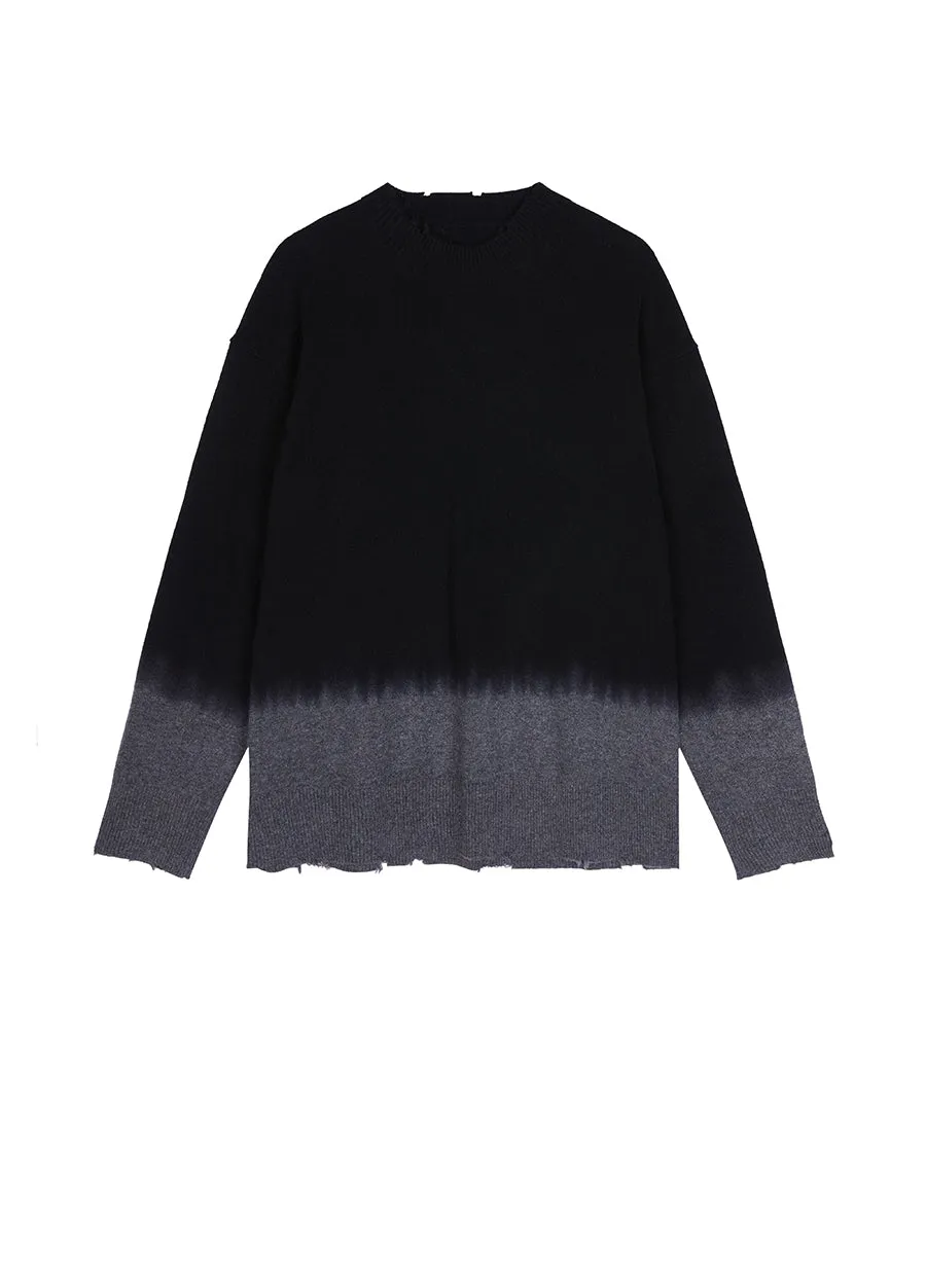 Sweater / JNBY Oversize Color Block Pullover Sweater