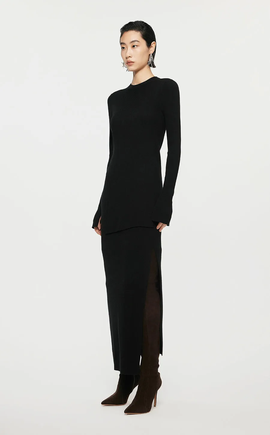 Sweater/JNBY Fitted Long-sleeved Sweater