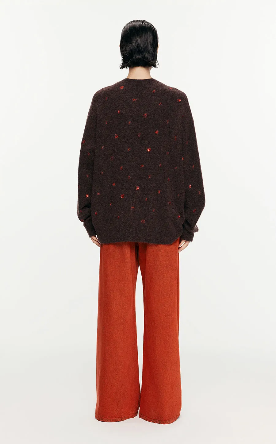 Sweater/JNBY Oversize Long-sleeved Pullover Sweater