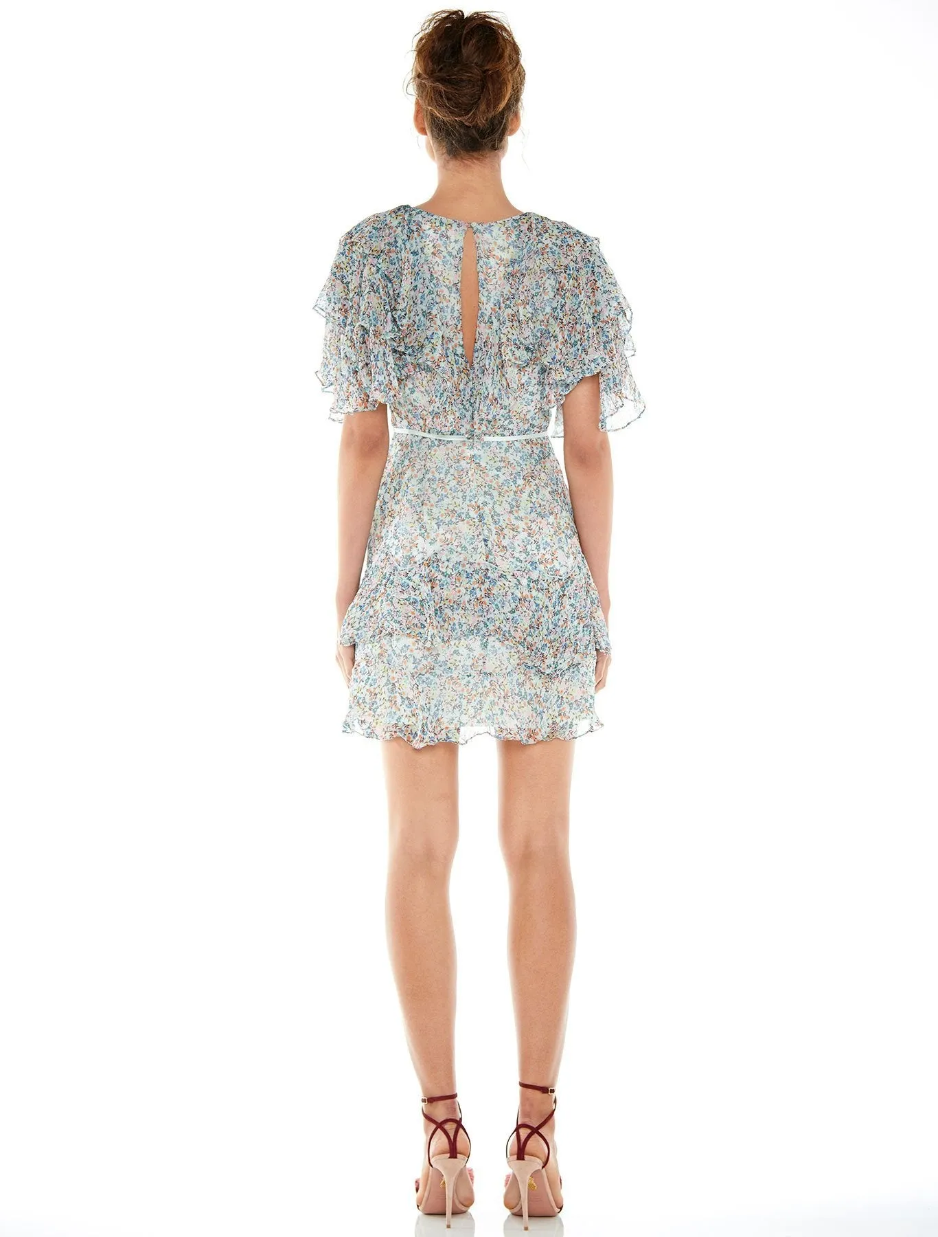 TALULAH-BOUQUET MINI DRESS