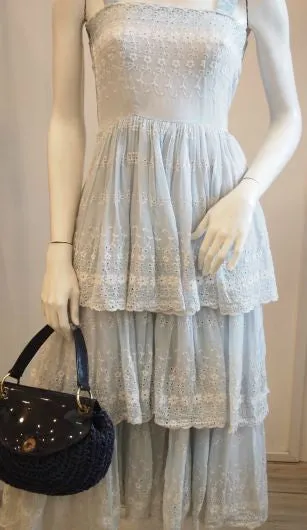The Sky is Blue Broderie Anglaise Lace Dress